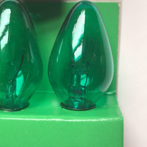 Vintage Christmas light bulbs. Green - Picture 8 of 9
